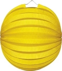 Gele Lampion Rond 23cm