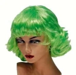 Pruik Retro Neon Groen