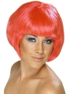 Pruik Rode Bobline