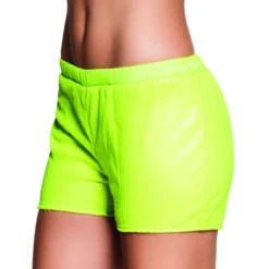 Hotpants Sequins Neon Geel