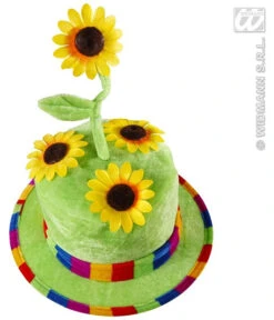 Clownshoed Met Zonnebloemen