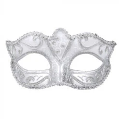 Venice Felina Zilver Oogmasker