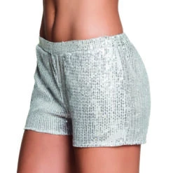 Hotpants Sequins Zilver