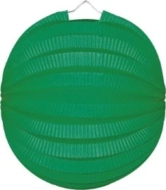 Groene Lampion Rond 23cm