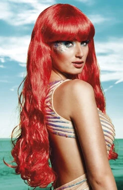 Pruik Oceana Rood -Themakleding-Benelux 2cad3135eae330feda02fc42671463dc51b83ee4