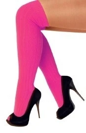 Roze Kniekousen Neon