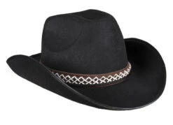 Kinderen Cowboy Hoed Zwart -Themakleding-Benelux 34238d1d613e082857a9bf53185727d2c18ab047