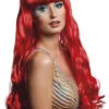 Pruik Oceana Rood -Themakleding-Benelux 40d832b76be8bdd551add7894ab61d22cb5ac728