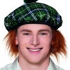 Schotse Baret Tartan Groen -Themakleding-Benelux 41b01cd903ee2d0f3741d2c752737b743675a18a
