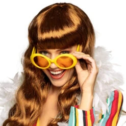 Jackie Neongeel Partybril -Themakleding-Benelux 42b42d6a6e9fc3482812925ef19830afe36a5beb