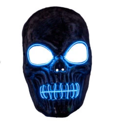 Masker Skeleton Met Licht Blauw