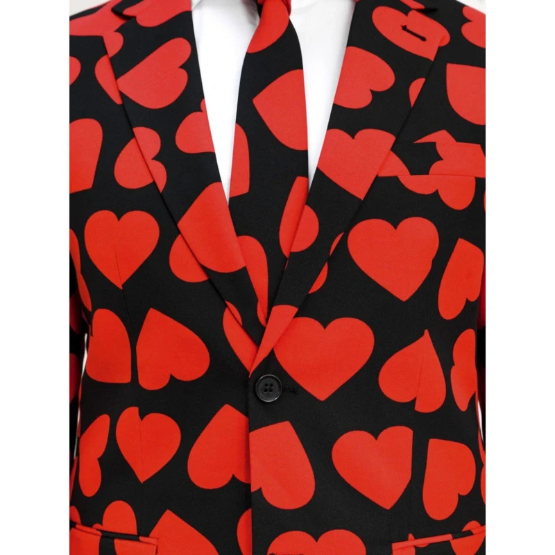 King Of Hearts Opposuits Kostuum 5 King Of Hearts Opposuits Kostuum - Afbeelding 3