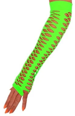 Handschoenen Grote Gaten Neon Groen