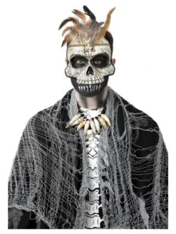Voodoo Priest Skull Oogmasker