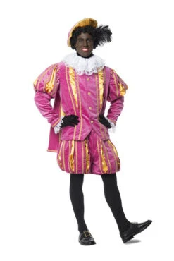 Luxe Piet Met Cape Roze/geel