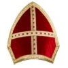 Mijter Sinterklaas Fluweel Luxe