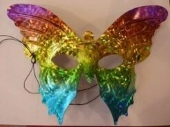 Oogmasker Domino Vlinder