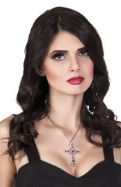 Rubies Cross Ketting