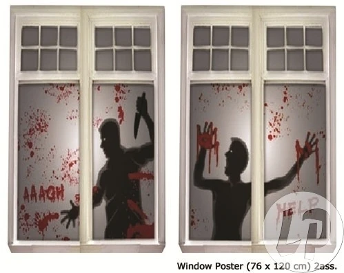 Vensterversiering Halloween 3 Vensterversiering Halloween