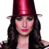 Hoge Hoed Glitter Rood -Themakleding-Benelux 64359e97f671ed3aa145c23e85a6098fe0094c2f