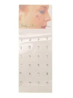 Gezichts Sieraad Druppel Zilver