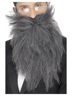 Baard Met Snor Lang Grijs | Baardstel Vol