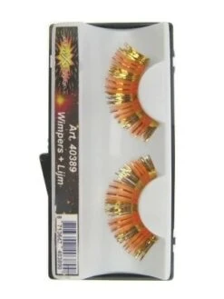 Wimpers Oranje En Goud Lametta