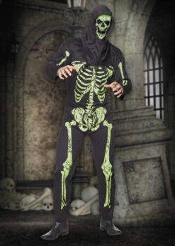 Scary Skeleton Kostuum -Themakleding-Benelux 71cecc14218fba0bd6d92a2c1028be0057a622ed