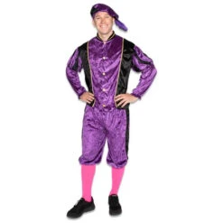 Pieten Pak Velours Paars