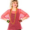 Netshirt Roze 80's -Themakleding-Benelux 76261be6aca4775e2c9292eaadc9422b7da51767