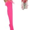 Kousen Met Strik Fluor Roze -Themakleding-Benelux 7ced2e3d5fe97df070ecdb638a04f05c75c4d036