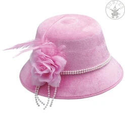 Bloemen En Veren Dameshoed | Pink