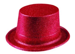 Hoge Hoed Glitter Rood -Themakleding-Benelux 84319c39bc61b9075f7a8f451dddf6217c772f53