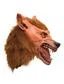 Masker Wolf Oranje Latex