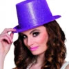 Hoge Hoed Glitter Paars -Themakleding-Benelux 9411ea0a04fb7c014706636f7785193c45e47779