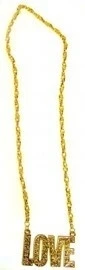 Ketting Goud "love"