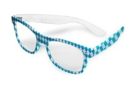 Oktoberfest Bril Blauw/wit