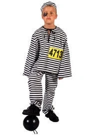 Boevenpakje Zwart/wit