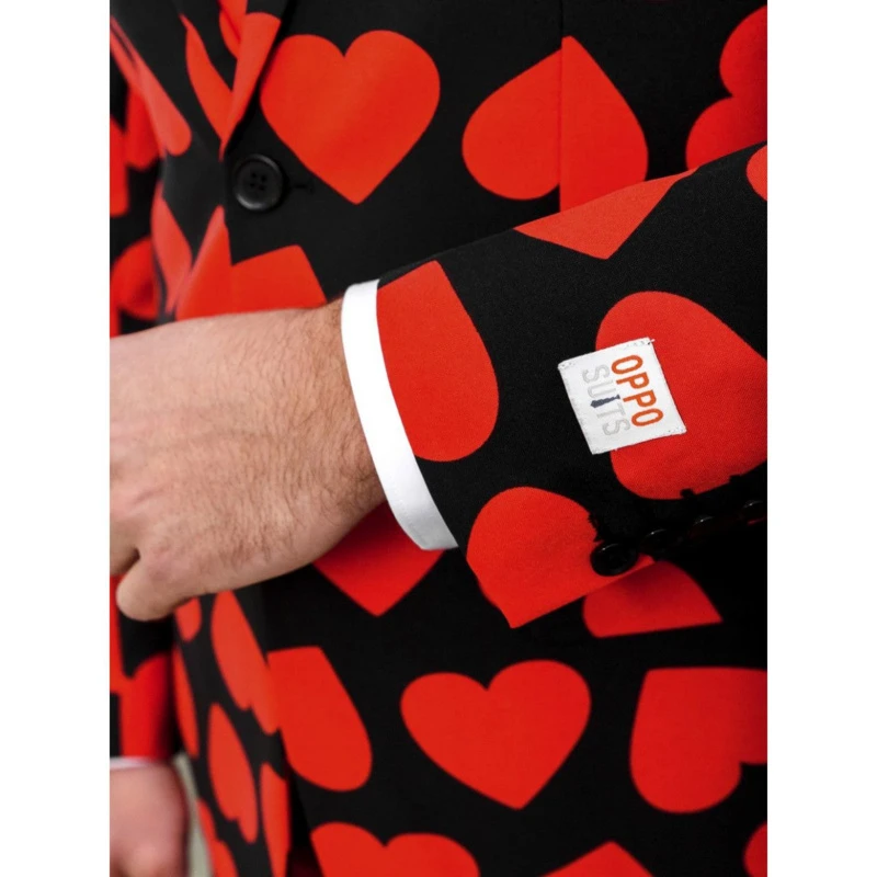 King Of Hearts Opposuits Kostuum 6 King Of Hearts Opposuits Kostuum - Afbeelding 4