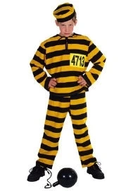 Boevenpakje Zwart/geel