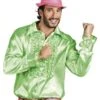 Shiny Disco Roezel Blouse Lime Groen -Themakleding-Benelux b16d900c64ae4be424d6999f8d8d89eda09853e6