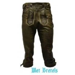 Retro Lederen Heren Lederhose