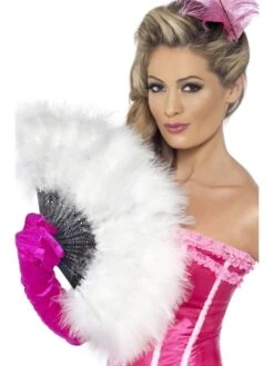 Waaier Marabou Deluxe Wit