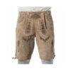 Lichtbruine Leren Lederhose Vintage