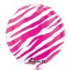 Roze Zebra Folieballon Incl Helium -Themakleding-Benelux c4318f33758225774a79f3e613b44e4aea39e929