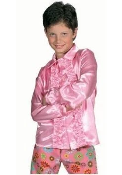 Satijnen Roezel Blouse Roze