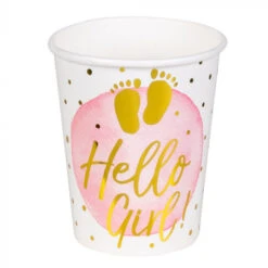 Hello Girl' Set 6 Papieren Bordjes -Themakleding-Benelux d641878cdb6b63384a53b7bf13d149a3a55609a7