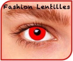 Kleurlenzen Fel Rood