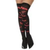 Halloween Vleermuis Kousen Zwart Rood -Themakleding-Benelux dad255b486bdfeb088f8375bd0462b417bd7aeb6