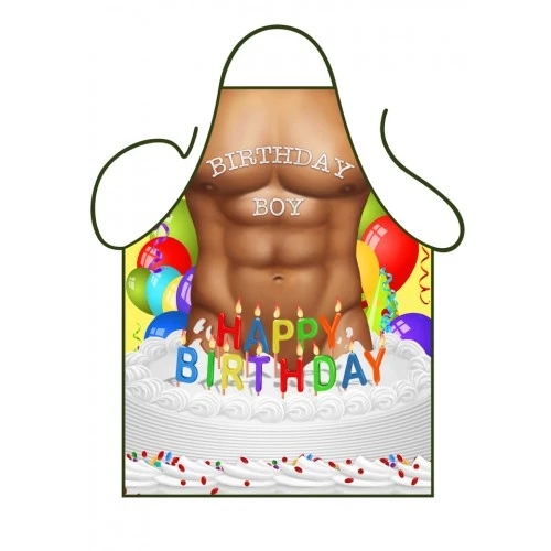 Schort- Happy Birthday Boy 3 Schort- Happy Birthday Boy